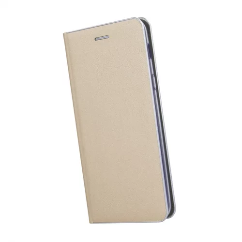 Havana Premium preklopna torbica Samsung Galaxy A50 A505 - zlata s srebrnim robom