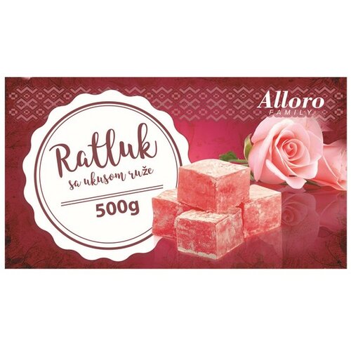 ALLORO Ratluk Ruža, 500g Slike