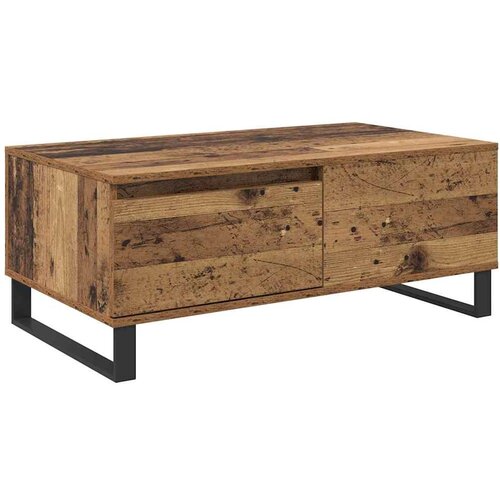 vidaXL Klubska miza s predalom Star les Konstruiran les, (5000083348) Cene