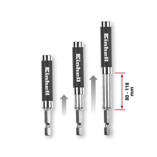 Einhell M-Case 42-del set bitova 25-50mm, 1/4&amp;quot; 25-50mm bit, 2xmag. Nastavak - (49118953) Slike