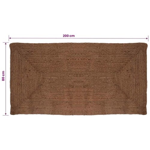  Tepih za područje Siva 80 x 200 cm Juta - 80 x 200 cm Siva Slike
