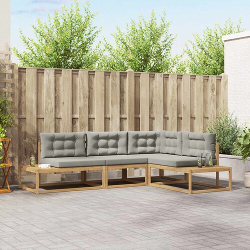  Set vanjskih sofa Bijela 277,5 x 198,5 x 73 cm Poliester Cene