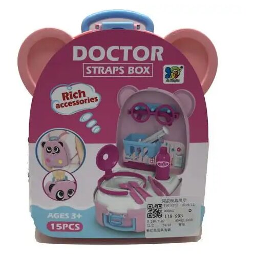 Magic Toys Lječnički set u pink ruksaku Cene