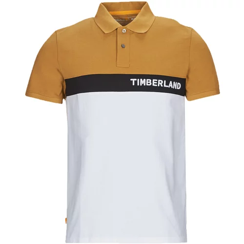 Timberland Polo majice kratki rokavi SS Millers River Colourblock Polo Reg Bela