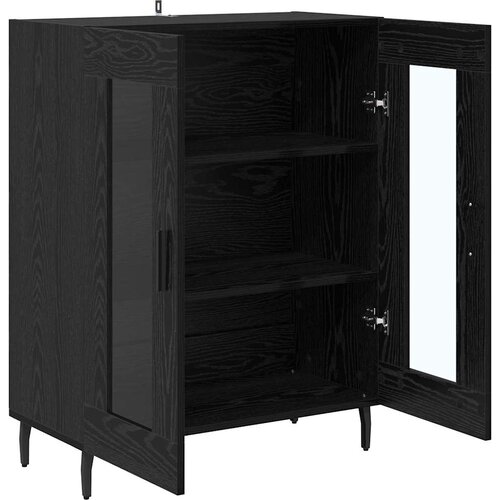  Kreveta Crni hrast 69,5 x 34 x 90 cm Konstruirano drvo Slike