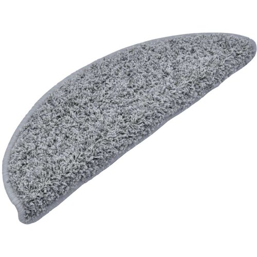  Otirači za stepenice 10 kom 65 x 21 x 4 cm sivi Slike