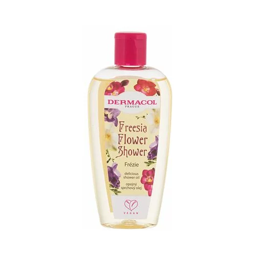 Dermacol Freesia Flower Shower olje za prhanje, ki preprečuje izsušitev kože 200 ml za ženske