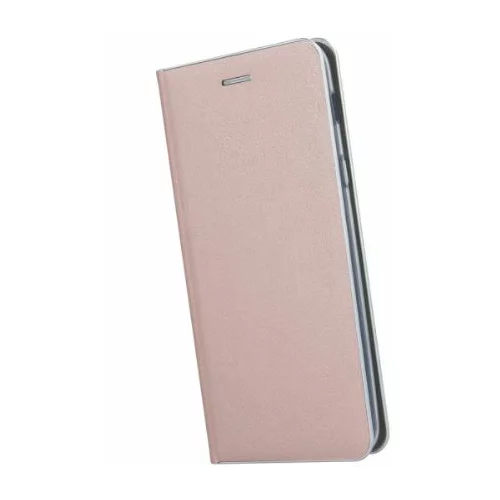  Premium preklopna torbica Samsung Galaxy A6 2018 A600 - roza s srebrnim robom - kopija