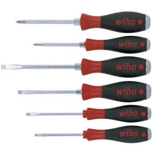 Wiha 21250 Set odvijača SoftFinish® Sl, Phillips sa čvrstom čeličnom kapom, 6 delova Slike