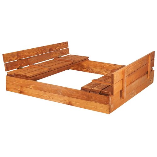  SB-150ZZ drveni pje&amp;scaron;čanik 150 x 150 cm impregniran Slike