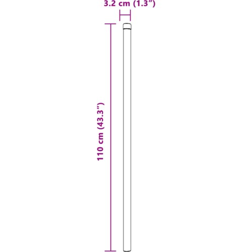 VidaXL Ograde 2 pcs Zelena 110 cm Čelik s pra&amp;scaron;kastim premazom Slike