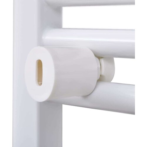 vidaXL kupaonski radijator za centralno grijanje zaobljenih cijevi 480 x 480 mm bočni & srednji priključak Cene