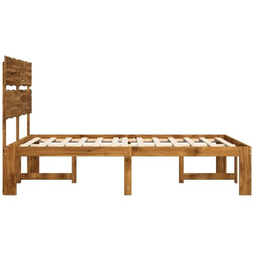  Krevetni okvir s uzglavljem ROSTOCK Prirodna 140 x 200 cm - Prirodna 140 x 200 cm Cijene