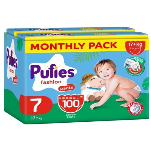 Pufies fashion pants pelene veličina 7 (mesečni box) 100kom Cene