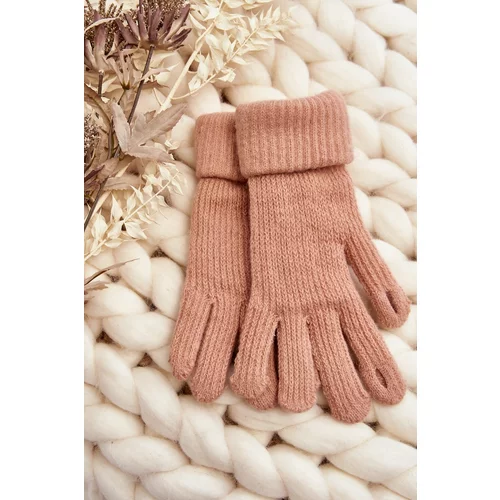Kesi Women's smooth gloves, pink