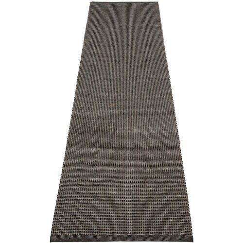 Pappelina Antracitno siva unutarnja i vanjska staza 70x300 cm Emm Black Linen – Cijene