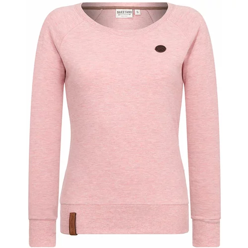 naketano Sweater majica 'Krokettenhorst' roza melange