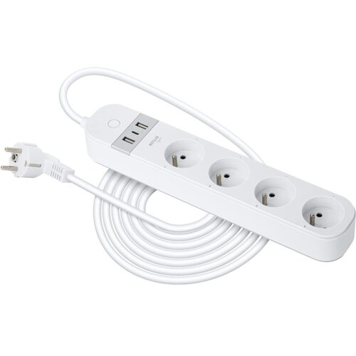 Retlux Pametni produžni kabl sa prekidačem 4Z + 2xUSB-A+1xUSB-C 1,5m Wi-Fi Tuya Slike