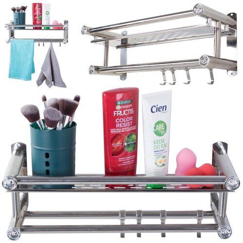  Kupaonski aluminij. polica - viseći organizator za tu&amp;scaron;iranje Slike