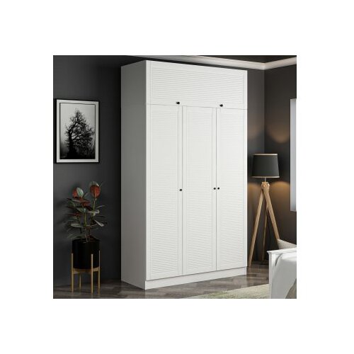 Hanah home Ormar Minar Kale-8400, 135x190x52 cm, Bijela Cene