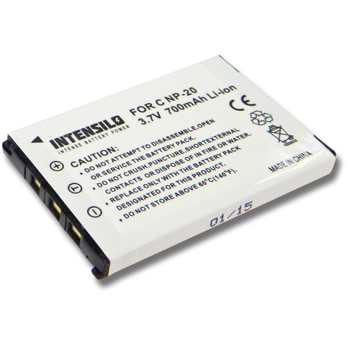 Intensilo baterija NP-20 za casio exilim EX-M1 / EX-Z3 / EX-S3, 700 mah kompatibilnost s originalnom baterijom Slike