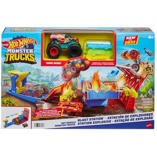 Hot Wheels monster truck set sa ispaljivačem ( 1100008770 ) Slike