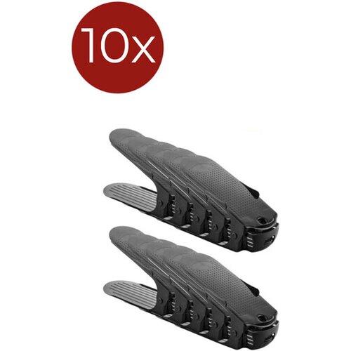 WALLXPERT Set rampi za cipele 08005-10, 300x110x60, 10 dijelova, crna Cijene