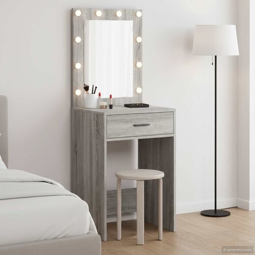 Toaletni stol Siva Sonoma 50 x 41 x 135 cm Konstruirano drvo Cijene