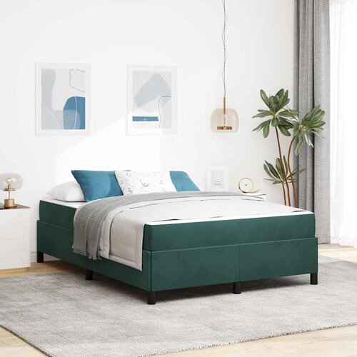 VidaXL Krevetna konstrukcija Bijela i svijetlosiva 140 x 190 cm Bar&amp;scaron;un Slike