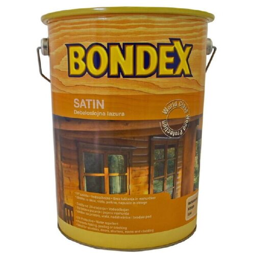 BONDEX Lazurni premaz za drvo Satin 5l tik Cene