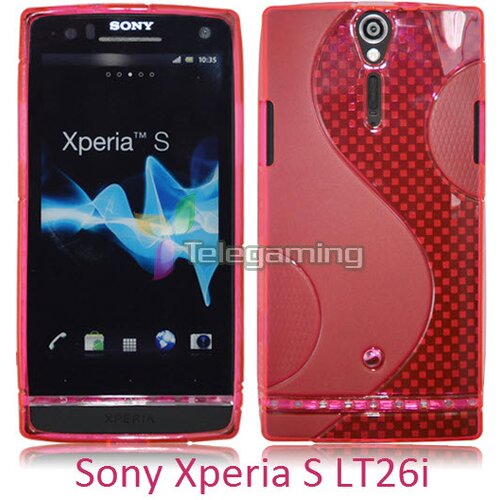  Gumijasti / gel etui S-Line za Sony Xperia S LT26i - roza Cene