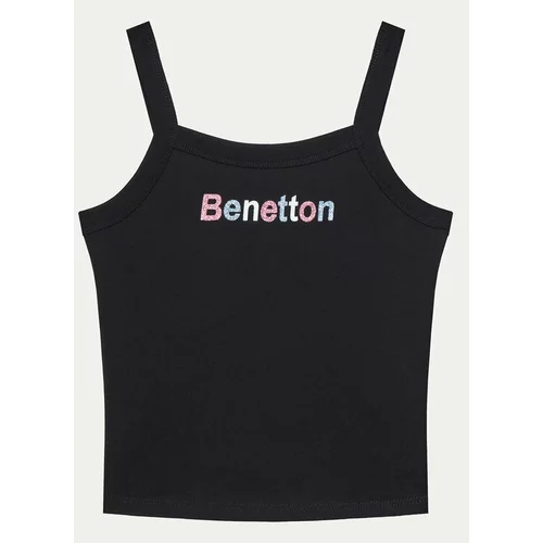 United Colors Of Benetton Top 3I1XCH01E Črna Regular Fit