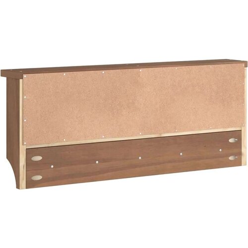 vidaXL Zidna vješalica za kapute SANDNES 87x12x35 cm puno drvo bor Cijene