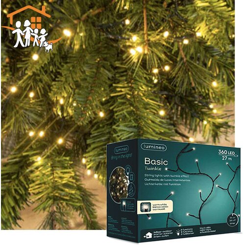 Lumineo Novogodišnja rasveta 360L Toplo bela Basic 494167 Cene