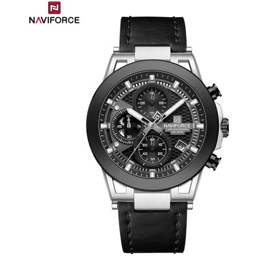 Naviforce Muški ručni sat Kvarcni mehanizam NF8073 crni Cene