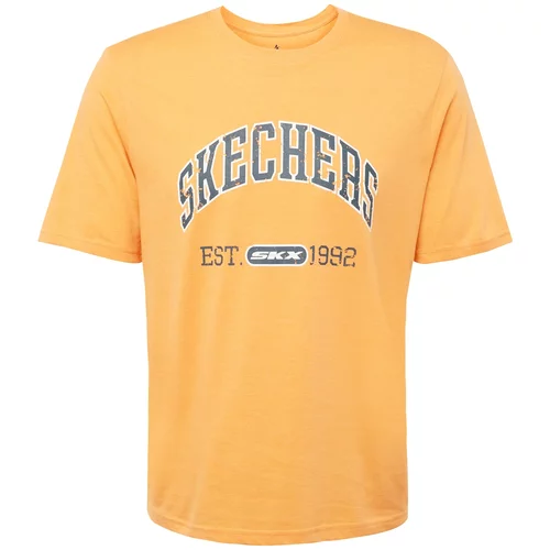 Skechers Funkcionalna majica 'PRESTIGE' mornarska / svetlo oranžna / bela