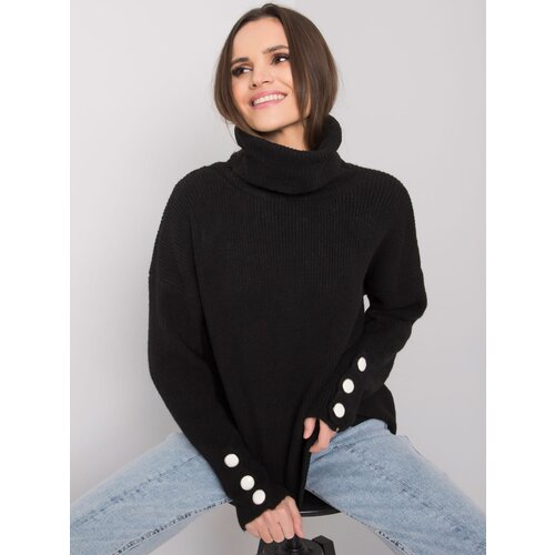 RUE PARIS Sweater-LC-SW-15-2.01-black Slike