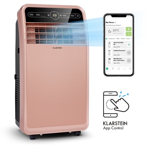 Klarstein Metrobreeze New York Smart 12k, prijenosna klima, 12000BTU / 3,5 kW, energetski razred A, daljinski upravljač Cijene