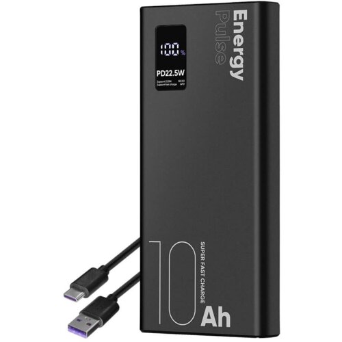Onasi Energy Pulse zunanja baterija powerbank 10000 mAh 22,5W - črna Cene