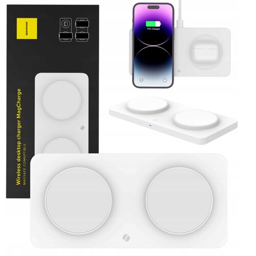 Spacecase INDUKTIVNI POLNILEC ZA BREZŽIČNE DVOJNE TELEFONE ZA MAGSAFE, (21968151) Cene