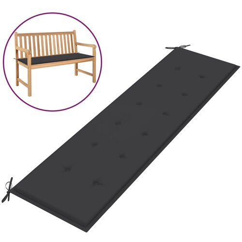 vidaXL Blazina za vrtno klop antracitna 180x50x3 cm Cene