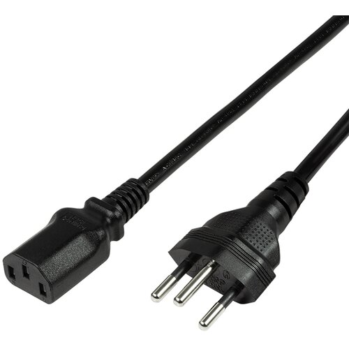 Logilink tok priključni kabel [1x &scaron;vicarski mo&scaron;ki konektor - 1x mo&scaron;ki konektor IEC\, C13] 1.80 m črna, (20415081) Cene