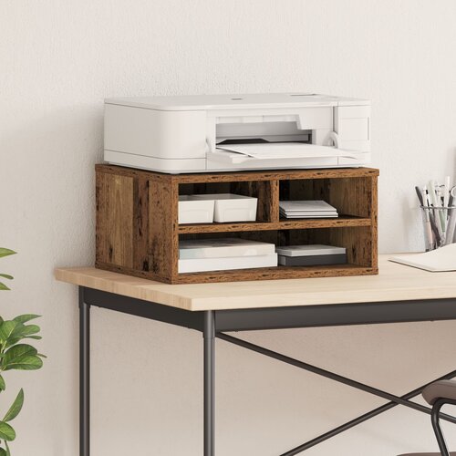 vidaXL Stalak za printer dimenzija 49x40x22.5 cm od dimljenog hrasta Cijene