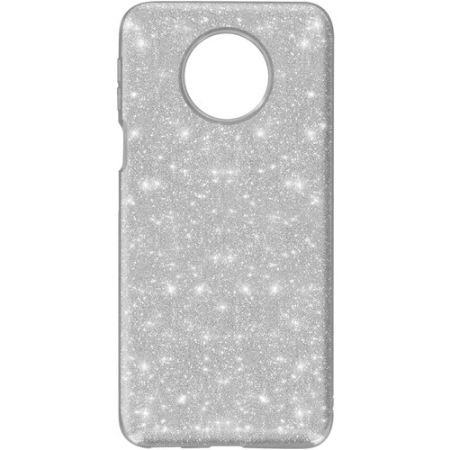 AVIZAR Ovitek z ble&scaron;cicami za Xiaomi Redmi Note 9T 5G, soft gel silikon - srebrn, (20719227) Cene