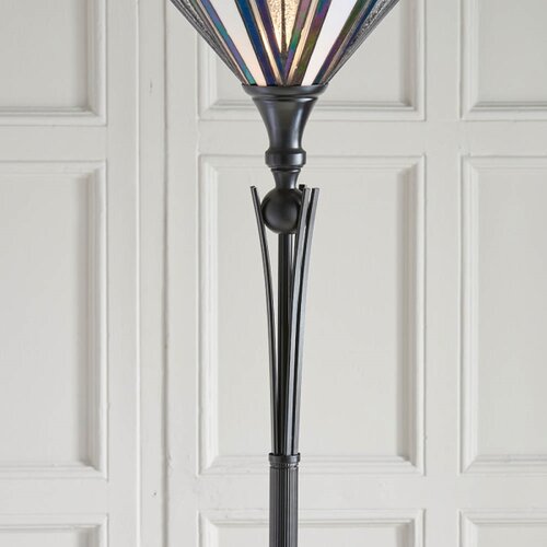  Endon 63933 - Stojeća lampa Tiffany ASTORIA 1xE27/60W/230V, prečnik 40 cm Slike