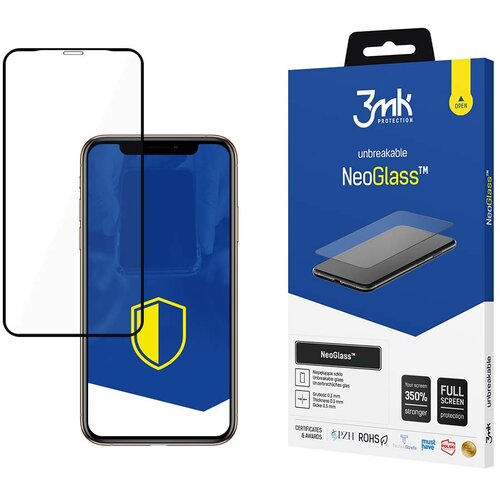 3mk IPHONE XS MAX/11 PRO MAX BLACK - NEOGLASS, (22005084) Cene