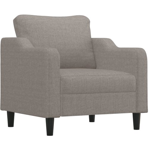 VidaXL Fotelja smeđesiva 60 cm od tkanine Slike