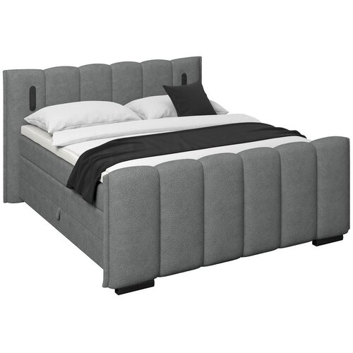 Premium Living Postelja Boxspring Elysia, Temno Siva, 180x220 Cene