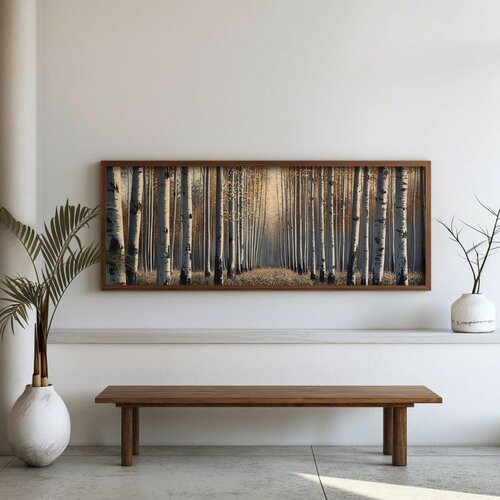 WALLXPERT FAH046-150 Multicolor Decorative Framed MDF Painting Cene