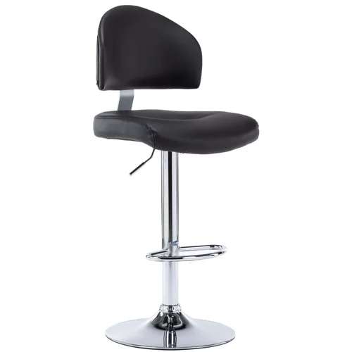 vidaXL barski stolac od umjetne kože crni